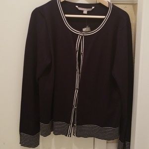 Navy cardigan New with Tag